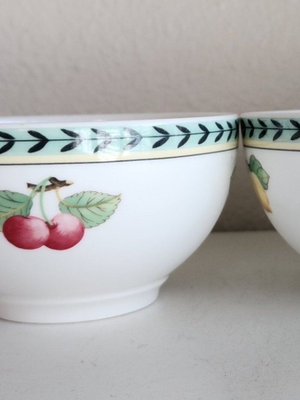 2 VILLEROY & BOCH FRENCH GARDEN FLEURENCE 5.5" Rice Bowls
